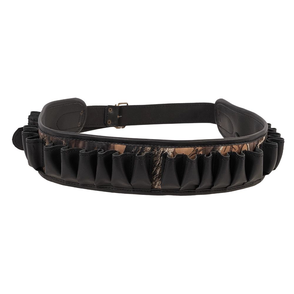 Патронташ №56 на 24 патр.(12к.) откр., кожа/ткань ,