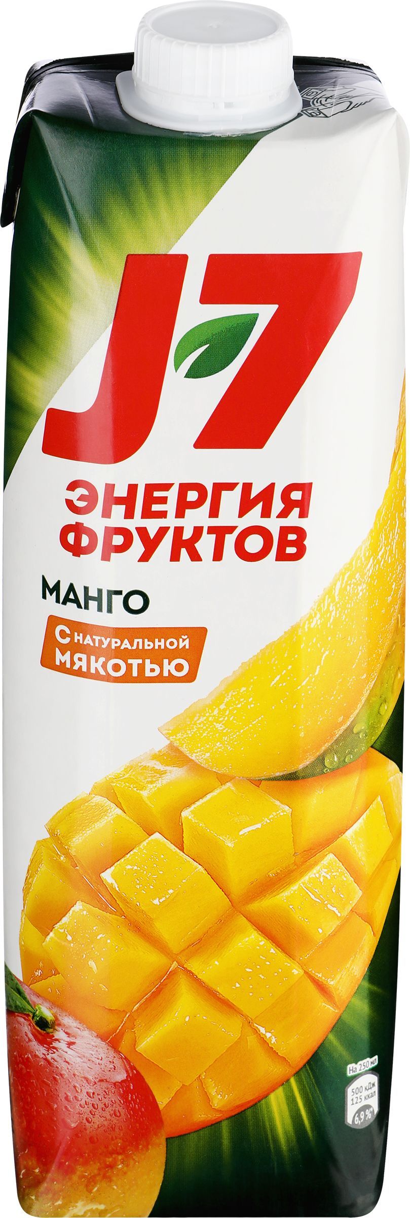 Нектар J7 из манго с мякотью, 0.97л