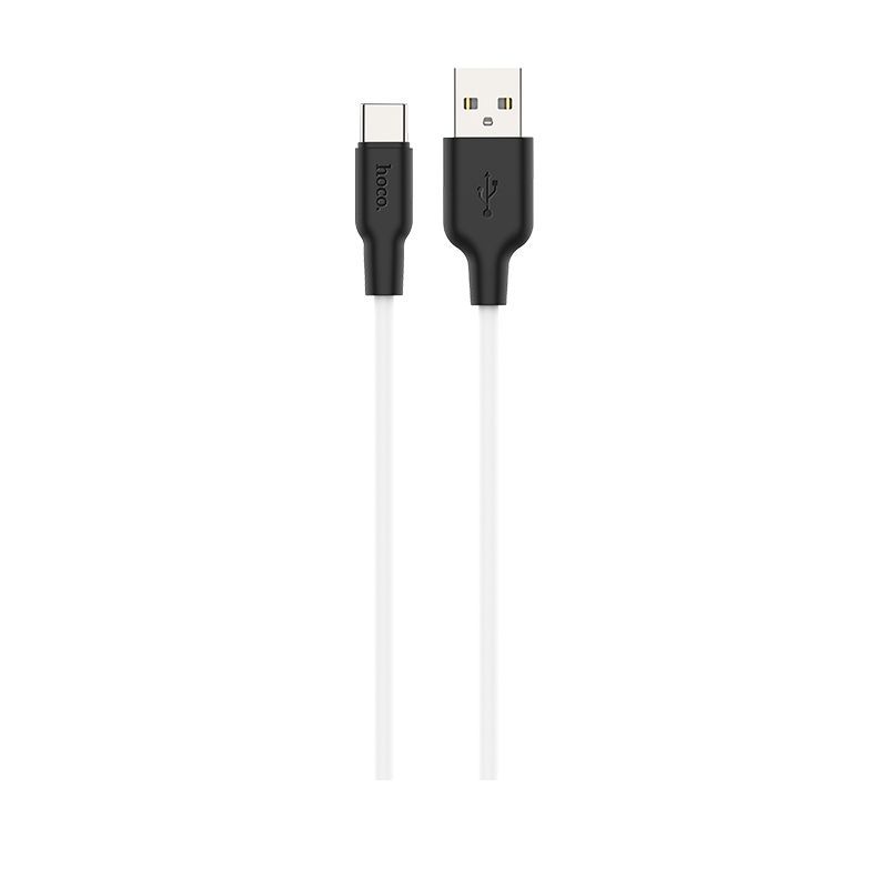 КабельUSB-Type-ChocoX21Plus/2м,3A,силикагелеваяоболочка/белый