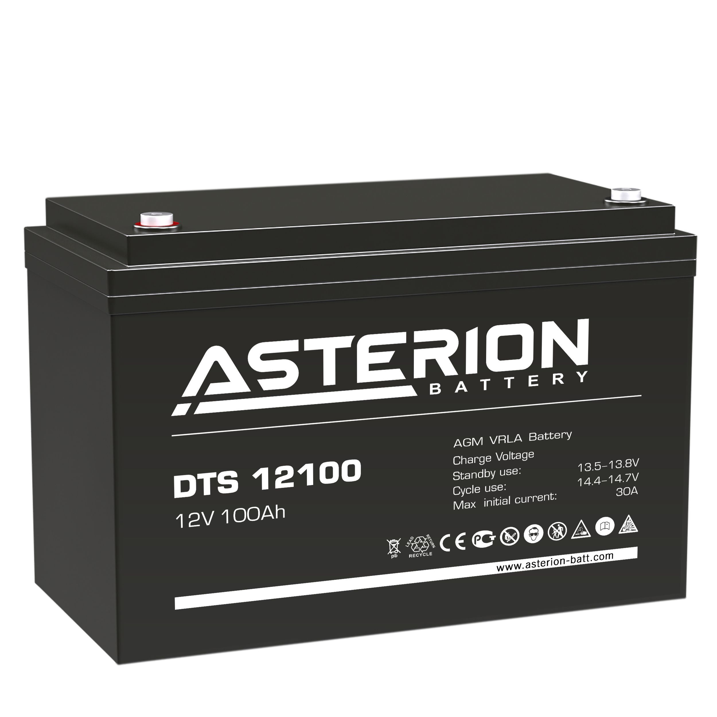 Аккумулятор Asterion DTS 12100 12V 100Ah AGM VRLA