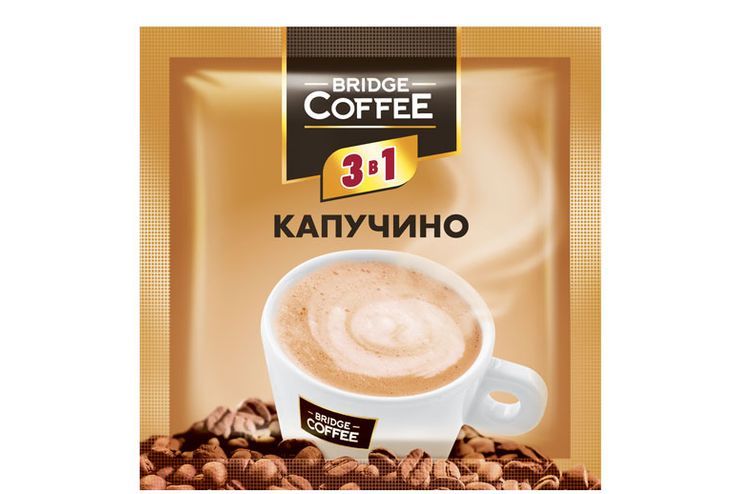 Bridge Coffee Кофе растворимый Сублимированный 100г. 5шт.