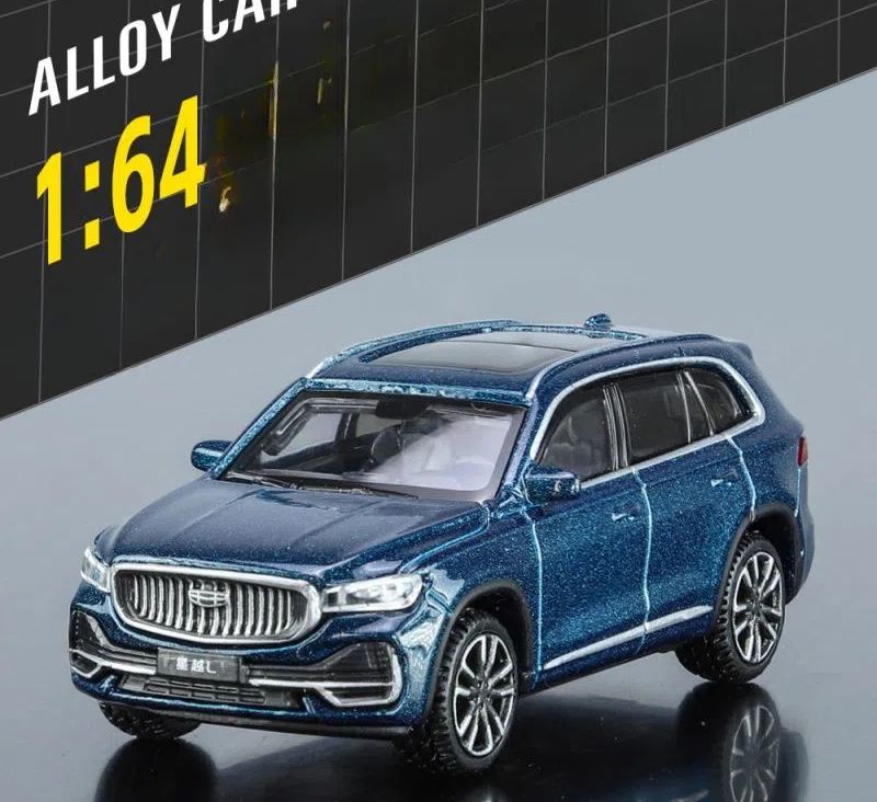 Модель автомобиля Geely 1:64 Monjaro Металлическая модель