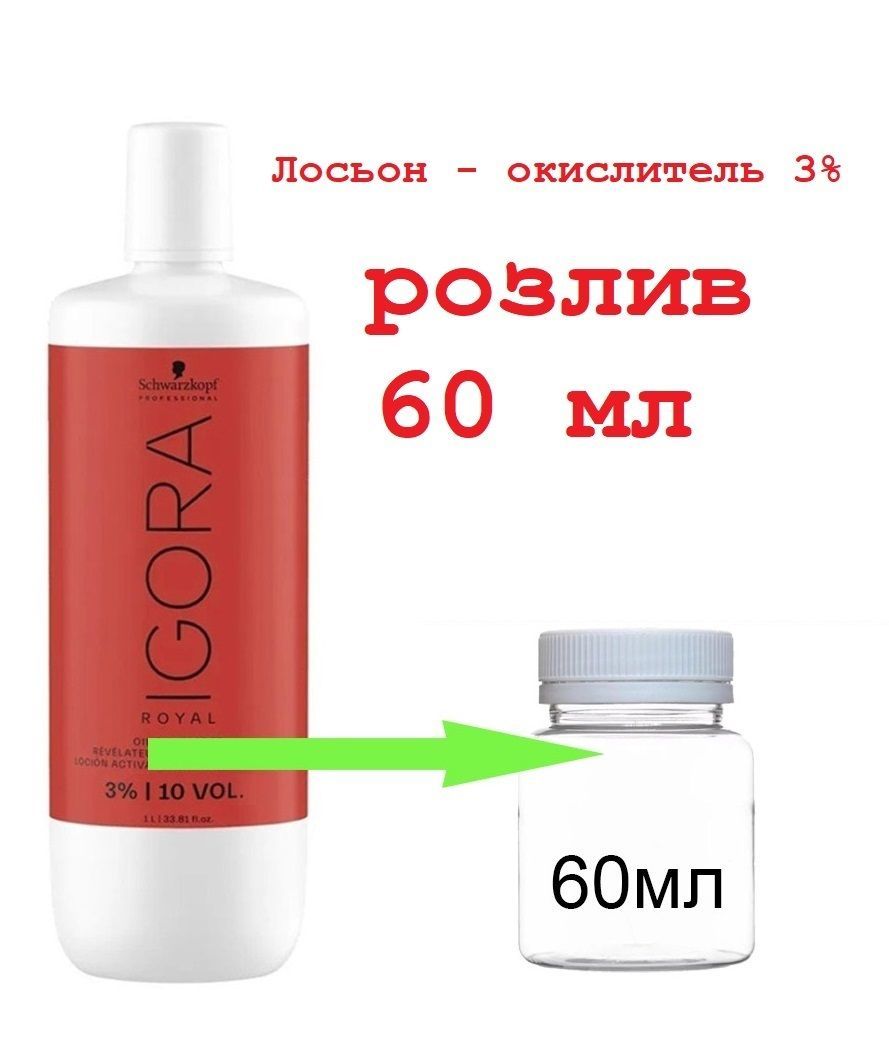 Schwarzkopf Professional Окислитель 3%, 60 мл