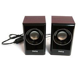 Dialog Колонки Stride AST - 15UP CHERRY - акустические колонки 2.0, 6W RMS, вишневые, питание от USB