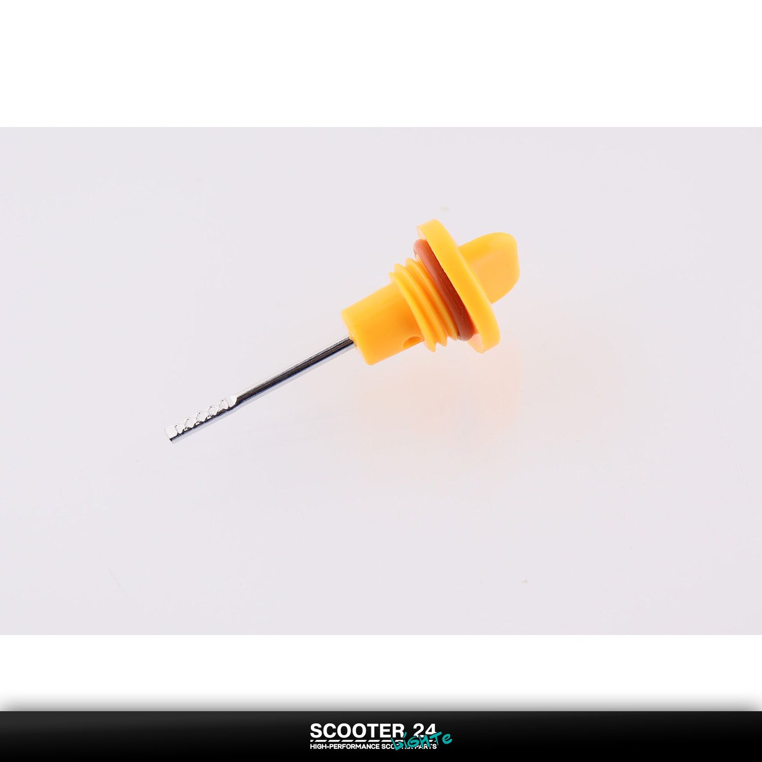 Щуп масла на мопед Alpha / Delta (Альфа Дельта Орион Омакс) 139FMB 19.0 mm / длина 62 мм (желтый)