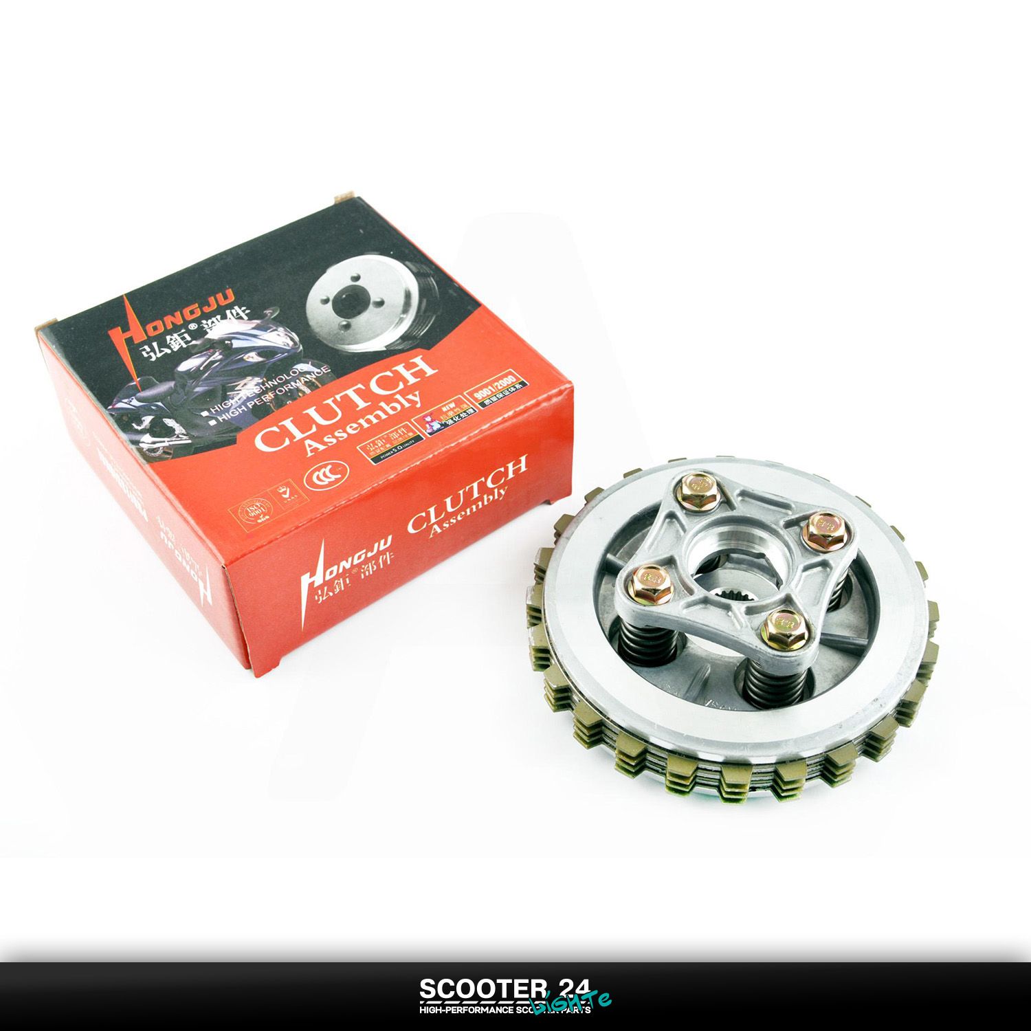 Диски сцепления 4T KTT 125 (диски пружины столик) для мопеда