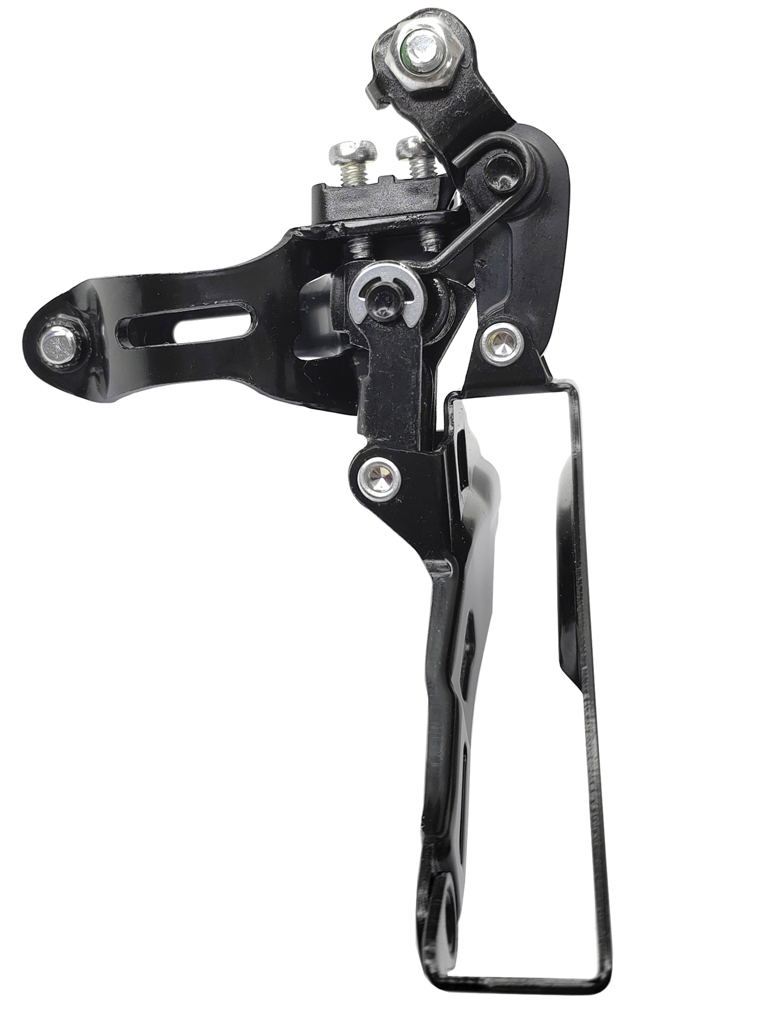 Shimano Переключатель скоростей для велосипеда передний FD-TZ500, нижняя тяга, хомут 31.8 мм, макс звезда 42Т, черный — Товары для велоспорта — фото 3