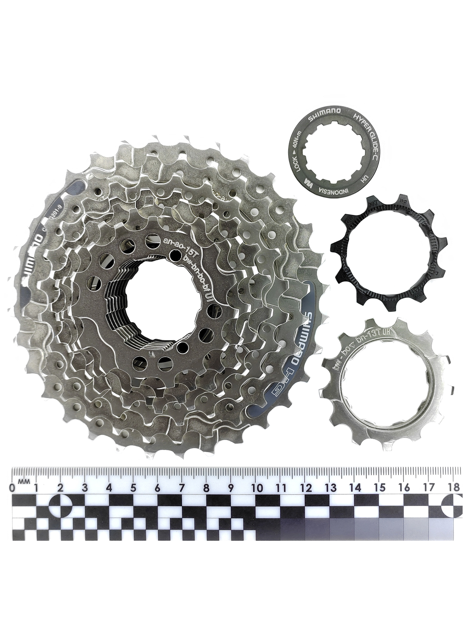 Shimano Кассета звезда задняя HG201, 9 скоростей, звезды 11-32, никелированная — Товары для велоспорта — фото 4