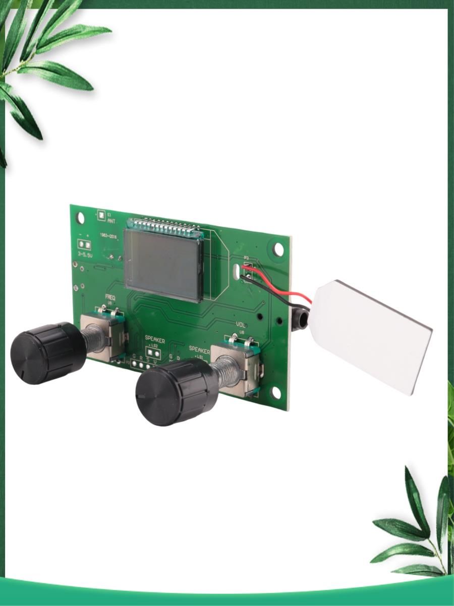 New-FM-радиоприемникмодуль87-108МГцчастотнаямодуляциястереоприемнаяплатасЖК-цифровымдисплеем3-5ВPLL