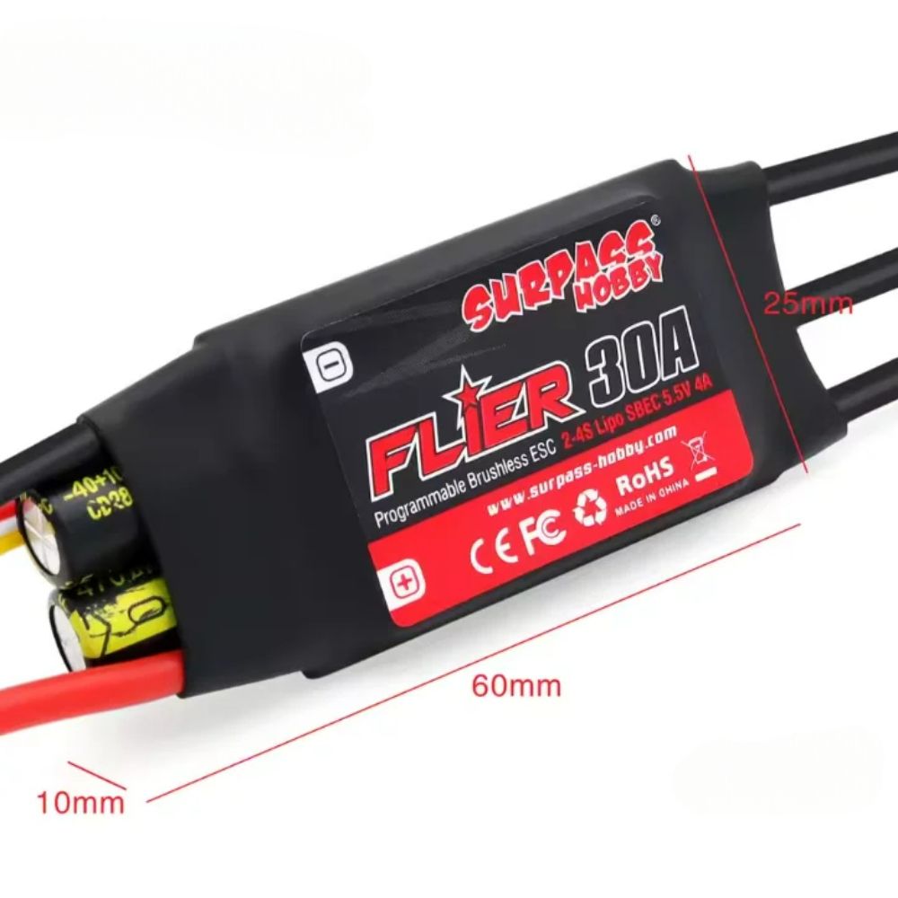 Surpass Hobby Flier V2 30A ESC BEC 2-6S