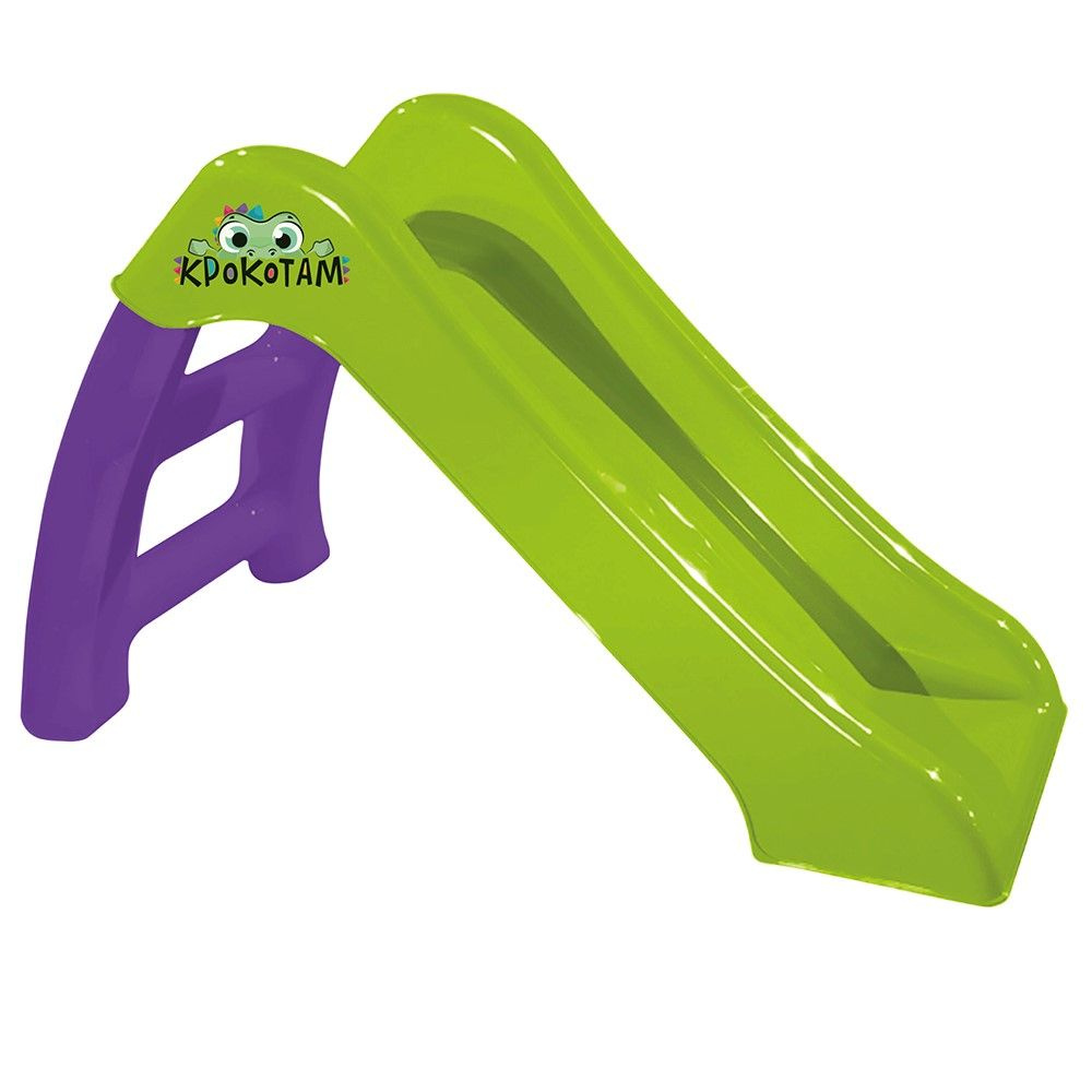 Горка Крокотам 70 см зеленый и фиолетовый Г402613 #1
