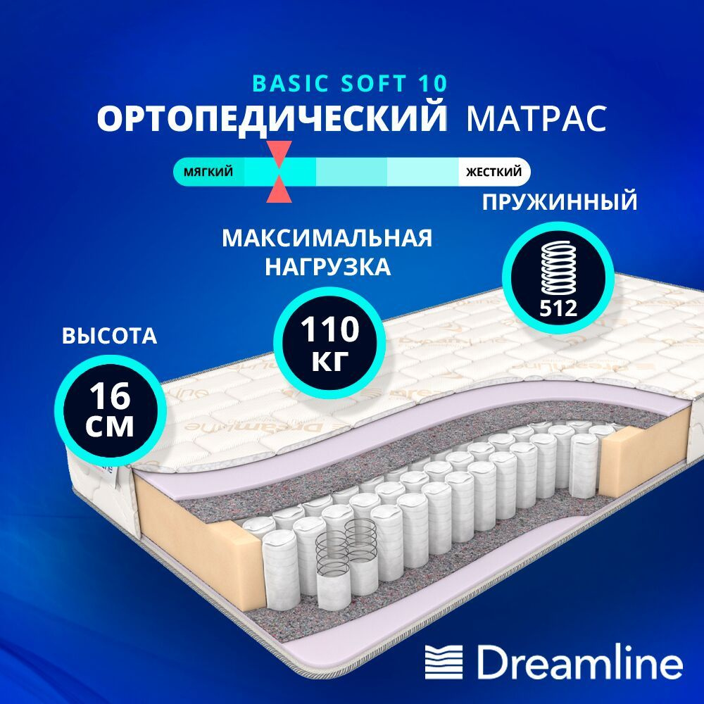 Матрас Dreamline Basic Soft 10 70х195 #1