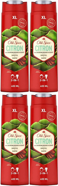 Шампунь ОЛД СПАЙС 2в1 citron, 400 мл * 4шт. - купить с доставкой по ...