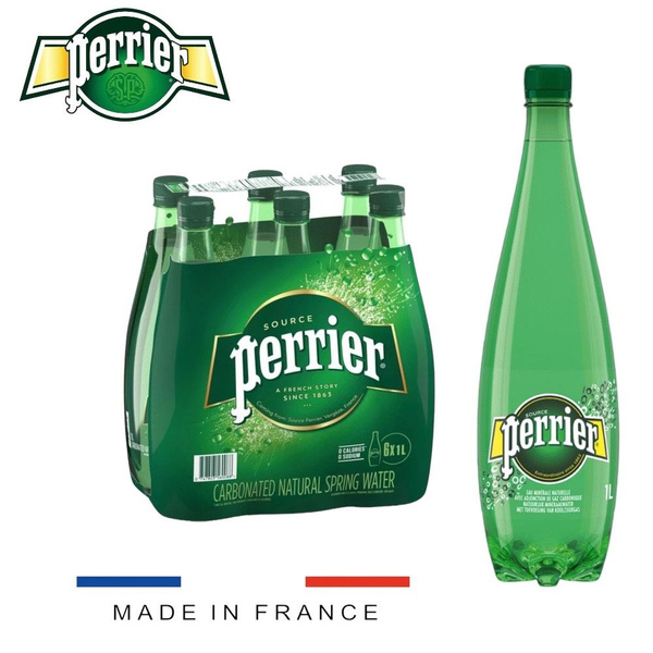 Perrier Вода Минеральная Газированная 1000мл. 6шт - купить с доставкой ...