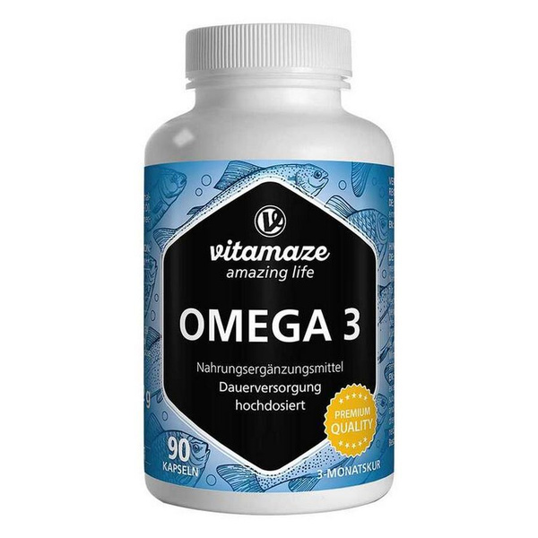 Омега-3 1000 мг EPA 400/DHA 300 капсул с высокими дозами, 90 капсул ...
