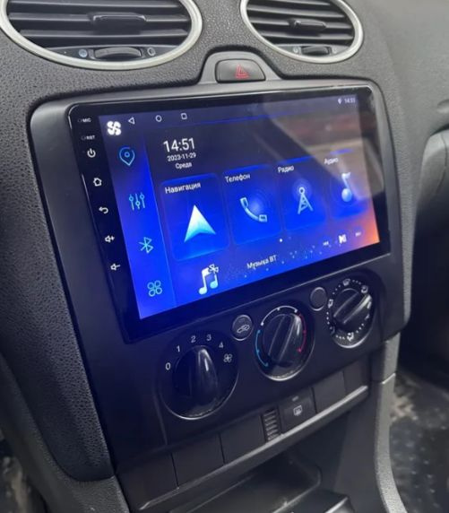 Магнитола Форд Фокус 2 андроид 4Gb+64Gb 9 дюймов / GPS / Bluetooth ...