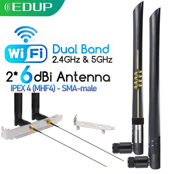 Антенна Wi-Fi 6dBi Dual Band 2.4/5 ГГц EDUP WiFi Antenna - купить с ...