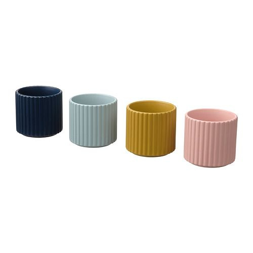 IKEA Горшок для цветов, 6 см х 6 см, 4 шт - купить с доставкой по ...