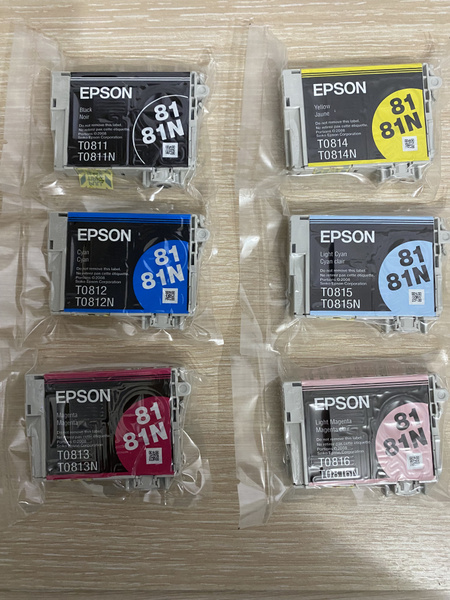 Расходник для печати Epson T0817, Набор CMYK LcLm купить по низкой цене ...