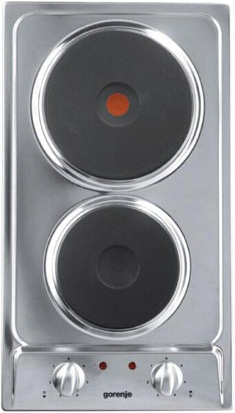 Электрическая варочная панель Gorenje EM30E (2 конфорки), нержавеющая ...