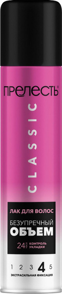 Лак для волос ПРЕЛЕСТЬ CLASSIC ЭСФ 200 см3 - купить с доставкой по ...