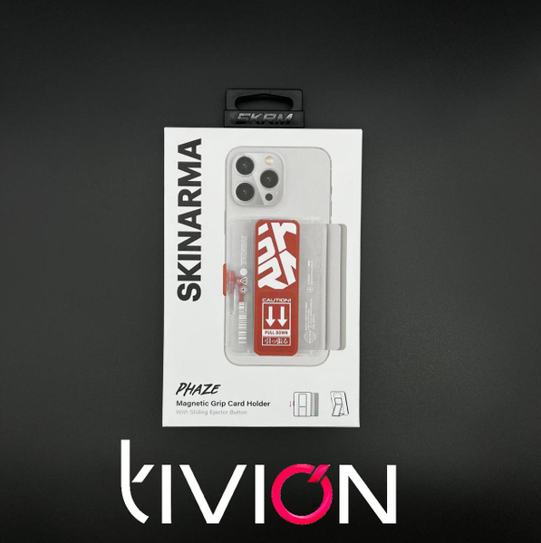 Картхолдер MagSafe Skinarma Phaze для Apple iPhone/ Картхолдер на ...