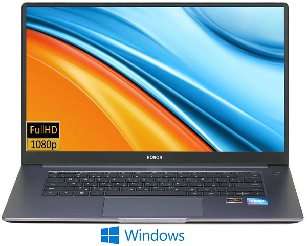 Ноутбук Honor MagicBook 15, FHD (1920*1080), IPS, AMD Ryzen 5 5500U 6 ...