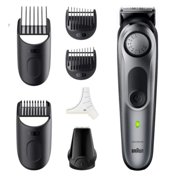 Триммер мужской аккумуляторный Braun BT7420 для бороды и усов с 3 ...