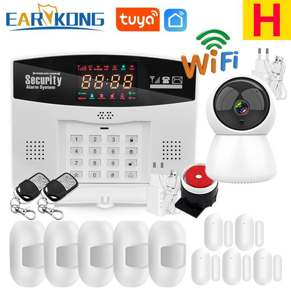 Tuya WiFi GSM сигнализация 433 МГц домашняя охранная сигнализация ...