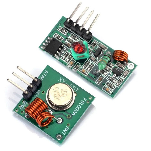 Радиопередатчик+радиоприемник RF 315/433 МГц для Arduino - купить с ...