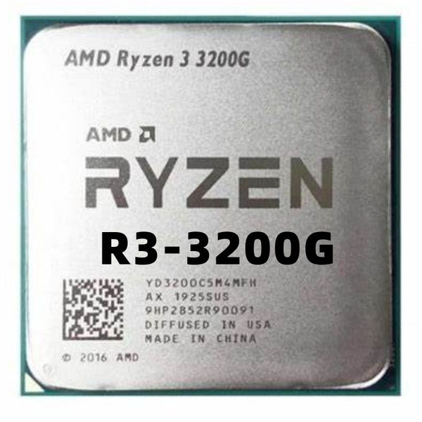 Процессор AMD Ryzen 3, OEM (без кулера), 4 яд., 3.6 ГГц R3 3200G купить ...