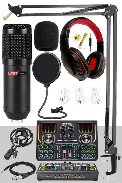 Студийный комплект для звукозаписи студийный Lastvoice BM800 Titanium ...