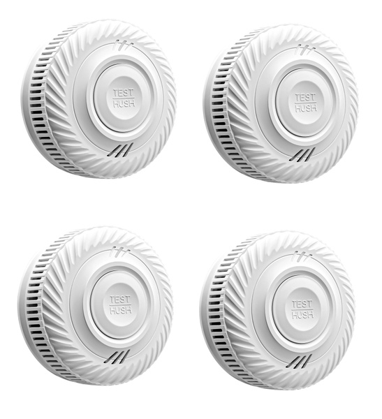 Пожарная беспроводная WiFi-сигнализация с 4 дымовыми извещателями ...