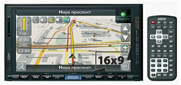 Автомагнитола 2 DIN с навигатором GPS Mystery MDD-7970NV, с ТВ-тюнером ...