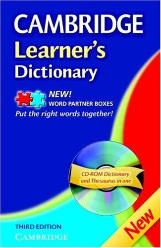 Cambridge Learner's Dictionary Third Edition with CD-ROM for Windows ...