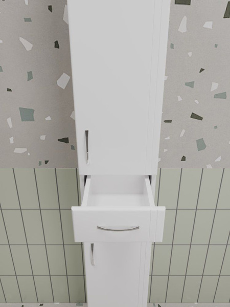 Шкаф-пенал Style Line Эко Стандарт 30 угловой, 30 см, белый - купить с ...