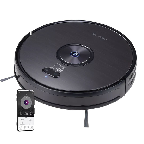 Робот-пылесос Polaris Polaris PVCR 3200 IQ Home Aqua, темно-серый ...