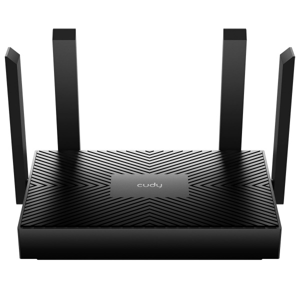 Роутер CUDY WR1500, двух-диапазонный Wi-Fi 2,4Ггц / 5Ггц, 4 гигабитных ...