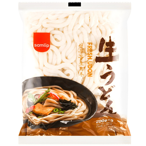 Удон Samlip Fresh Udon Sanuki - Свежий удон, пшеничная лапша в японском ...