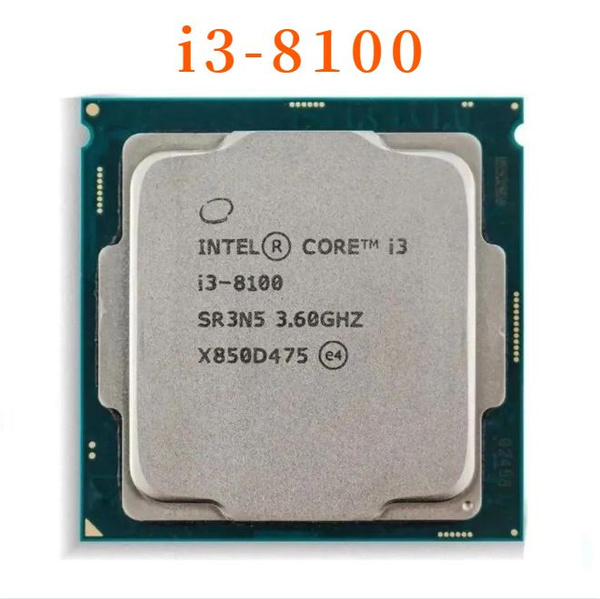 Процессор Intel Core i3 8-го поколения, OEM (без кулера), 4 яд., 3.6 ...