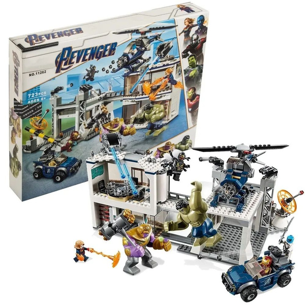 Конструктор Битва на базе Мстителей / Деталей 723 / Супергерои - купить ...