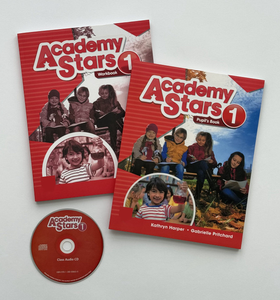 Academy stars 1: Students' Book and workbook (учебник и рабочая тетрадь ...