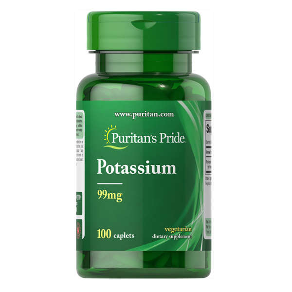 Калий Potassium 99 mg (100 tab) Puritans Prade - купить с доставкой по ...