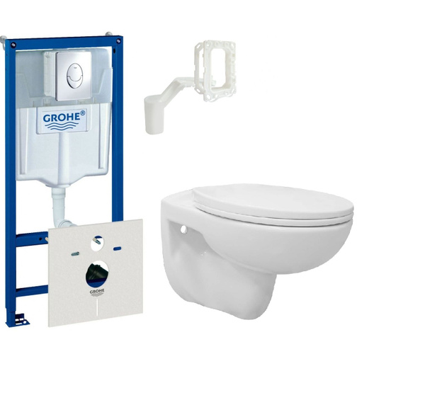 Готовый набор: Инсталляция Grohe Rapid SL 38721001 овал с прокладкой и ...