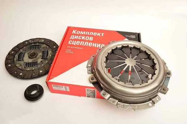 Сцепление в сборе 2190, 2170 с тросовой КПП (с подшипником 2181 ...