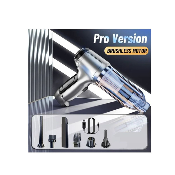 Пылесос автомобильный мощный, 19000 па, 1 беспроводной Бесщеточный ...