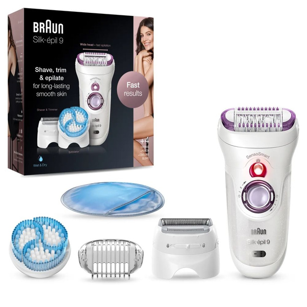 Эпилятор Braun Silk-epil 9 SensoSmart 9735 - купить с доставкой по ...