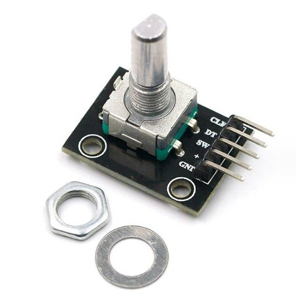 Модуль энкодера для Ардуино GSMIN KY-040 инкрементальный потенциометр с ...
