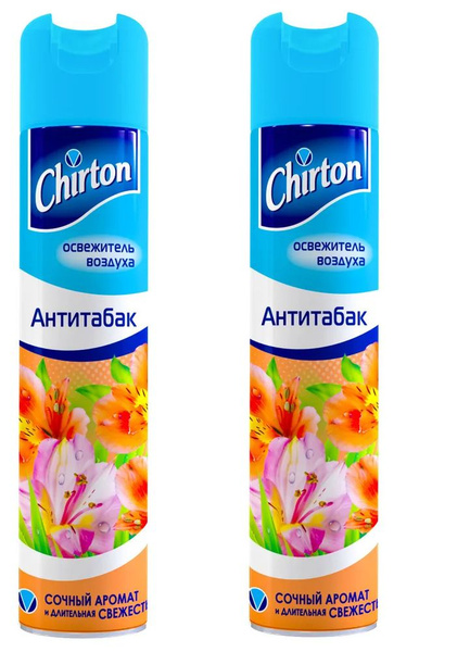 Chirton Освежитель воздуха Антитабак, 300 мл, 2 уп. - купить с ...