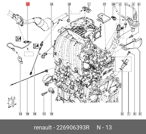 Датчик для автомобиля Renault купить по выгодной цене в интернет ...